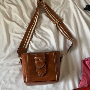 Brown Faux Leather bag